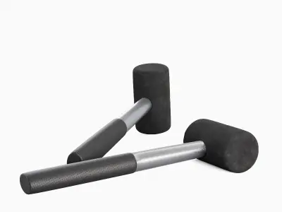 Rubber Mallet Set B 3D model