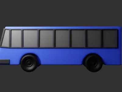 Bus 3D Model 3D print model