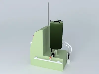 Paint mill Free 3D model