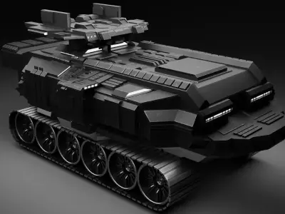 SCIFI TANKS 3D model