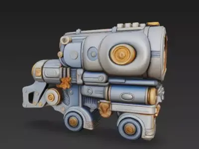 Holy gun 3D model