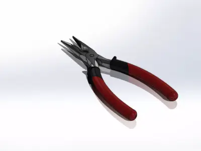 Alicate de Bico Nose Plier 3D model