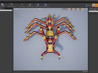 Stylized Ant Low-poly 3D model