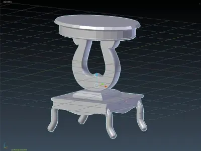 Porcelain Living room table Free 3D model