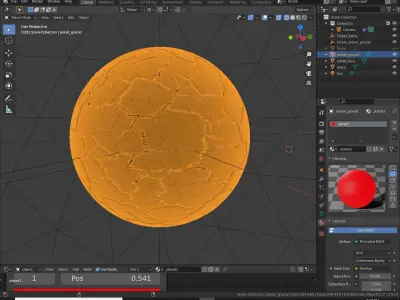 Lava Planet 3D model