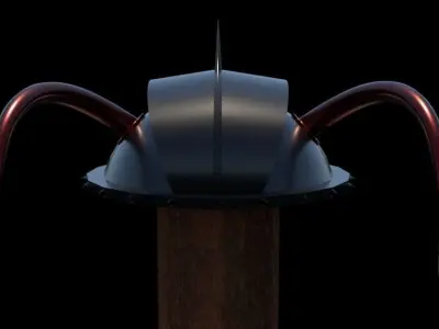 Viking Helmet Free low-poly 3D model