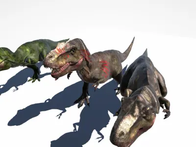 T-rex Dinosaur Low-poly 3D model buy