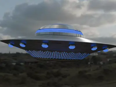 Flying Saucer Free 3D model