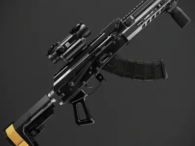 rd704 Low-poly 3D model