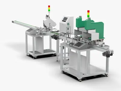 Automatic Riveting Inkjet Pad Printing Machine 3D model