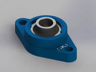 SKF Bearing FYTBK-20 Free 3D model