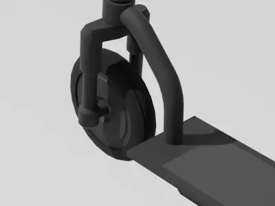 E-Scooter Low-Poly Low-poly 3D model