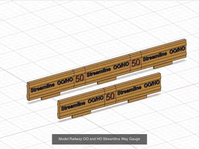 Model Railway OO HO Tools 3D Model Pack