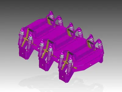 6WD and 4WD Convertible Rover Razor Free 3D model