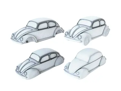 Volkswagen Beetle - Smooth Model 3D print model