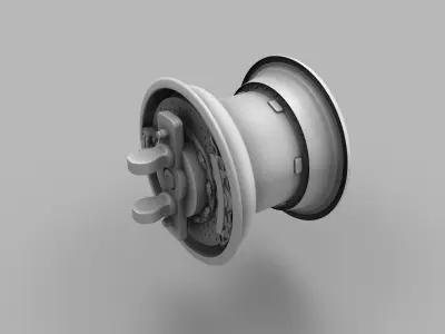Wheel Buggy 3D model