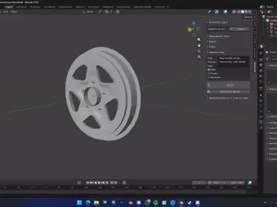 ProStar Wheels Low-poly 3D model