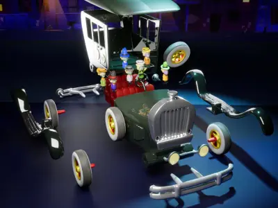 Bulletproof Bomb - Ant Hill Mob - The Wacky Races 3D print model purchase