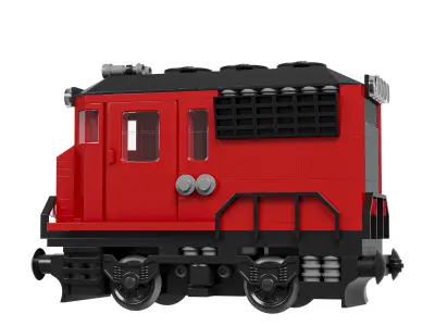 Train Mini Diesel-Electric Extinguisher Class B 3D model