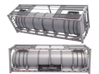 Tank Container collection  3D Model Pack