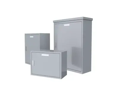 Switchboard 12 Low-poly 3D model