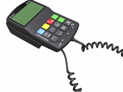 HBE 300 Hand-Held Control Unit Low Poly Low-poly 3D model