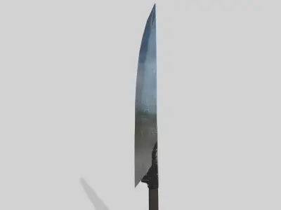 knife sword Low-poly 3D model purchase