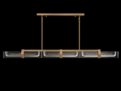 SAVILE LINEAR CHANDELIER 72 3D model