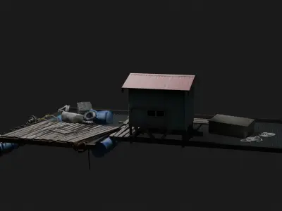 Floating house  3D model