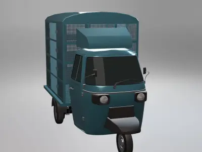 Tuk-tuk Three wheeler 3D model