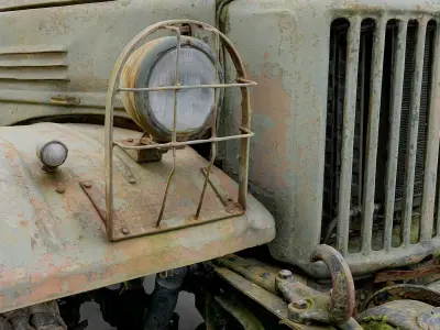ZIL-157 Soviet multi-purpose military truck 3D model