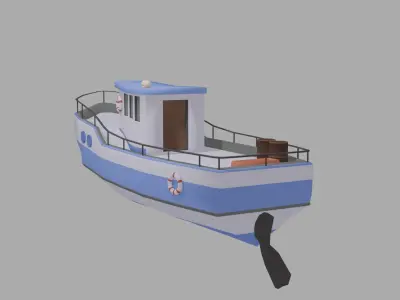 ColorBoat 3D model
