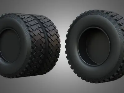 Markos Special Wheels and Tires  MSWT -1 3D model