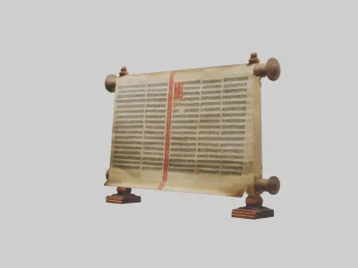 Sutrascroll Model Low-poly 3D model