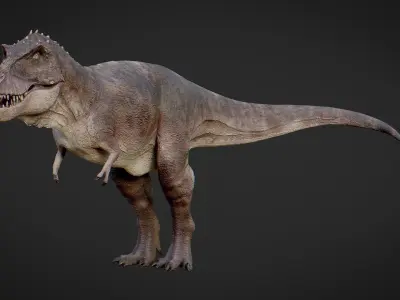 T-Rex Low-poly 3D model get