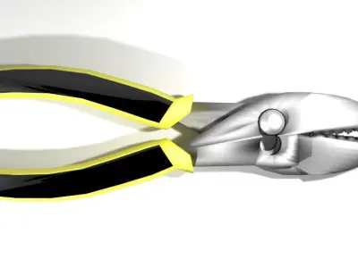 Mechanical Handtools - Lineman Pliers 3D model