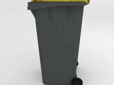 Wheelie Bin 3D model