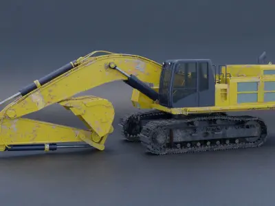 Generic Excavator 3D model 3D model