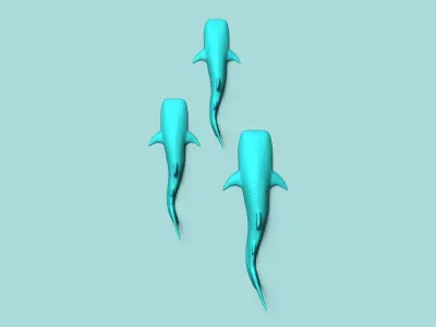 Whale Shark - Wall Decor - Decoration 3D print model