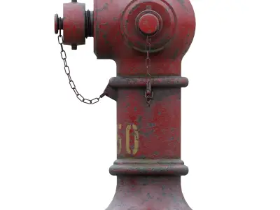 Fire Hydrant 3D model shop