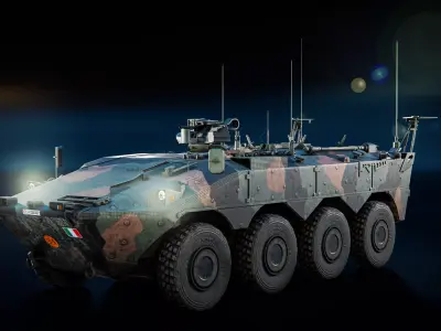 VBM Freccia Porta Mortaio Low-poly 3D model