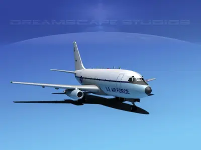 Boeing NT-43 Radar Test Bed Aircraft 3D model
