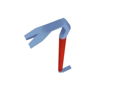 Crowbar - Hand Painted 3D model