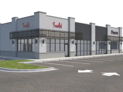 Retail-182 Retail Store 3D model