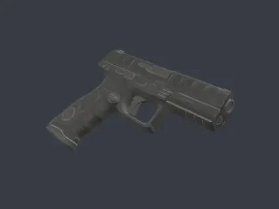 Beretta APX Low-poly 3D model