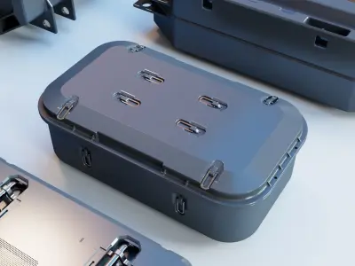 SciFi Crates and Containers 3D model