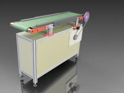 Belt Conveyor 3D model