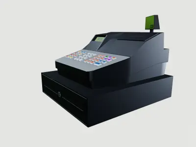 Cash Register 3D model purchase