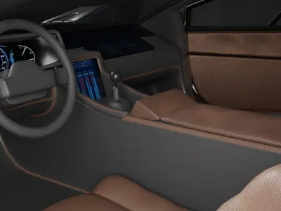 Cyberpunk Car 3D model