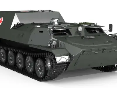 Ukrainian military vehicle collection 3D model